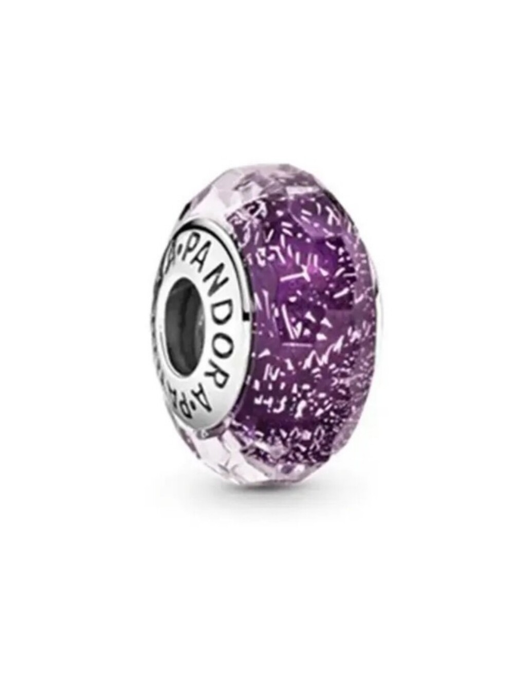Pandora Fascinating Shimmer Purple Murano Glass Charm